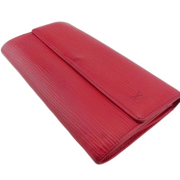 LOUIS VUITTON Long Wallet Epi Castilian Epi Leather Authentic Used - Picture 5 of 11